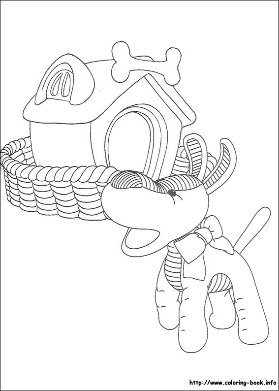 Andy Pandy coloring picture